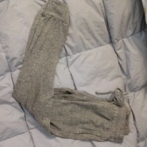 grey joggers xs